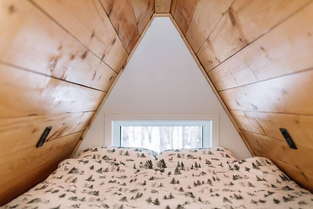 Eagle Lake Cabin | A Frame Cabin at the top of a ski hill
