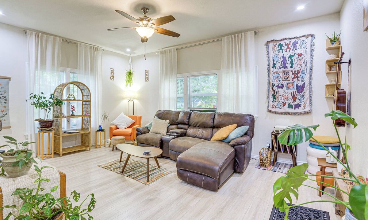 Republic House | Boho Home w/Deck & Yard in Republic, Pets Welcome