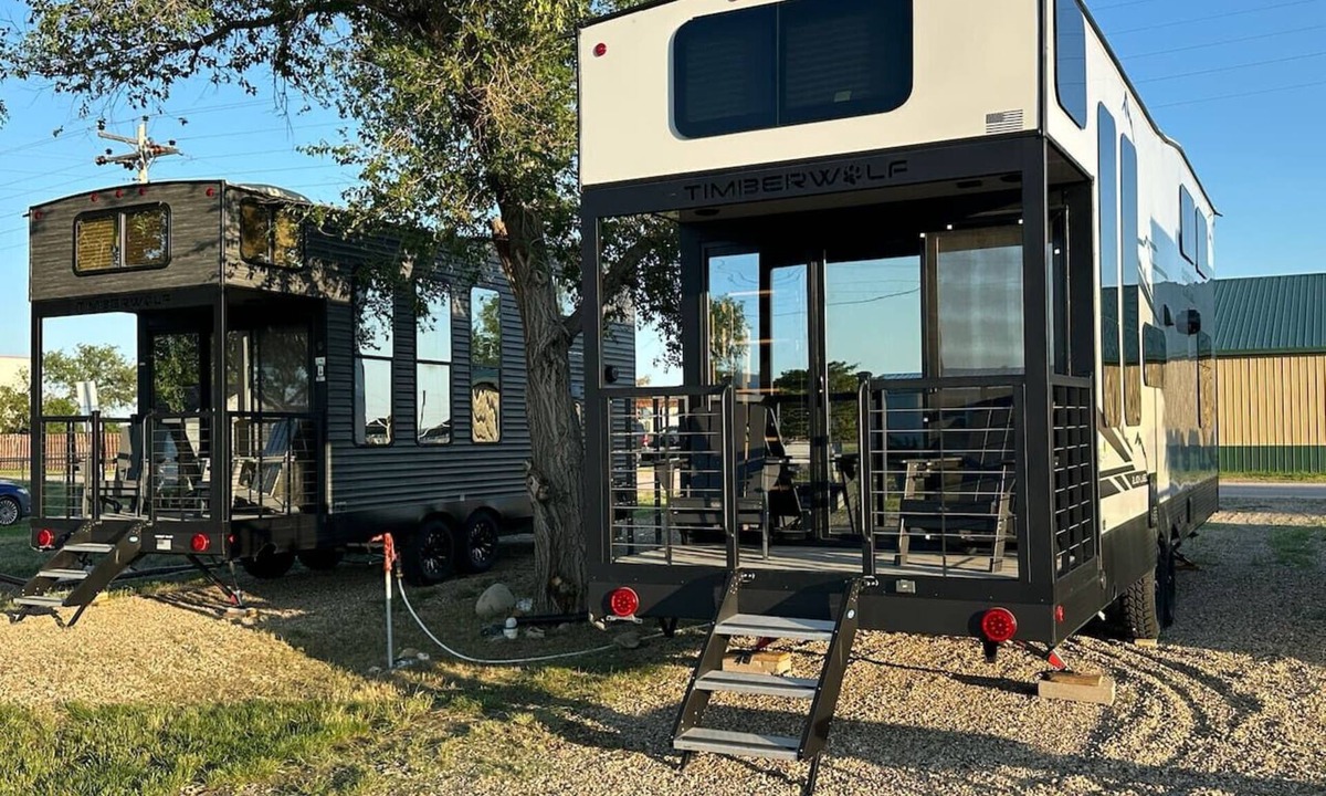 Northeast Entrance Badlands House | Buffalo Drift Tiny Home