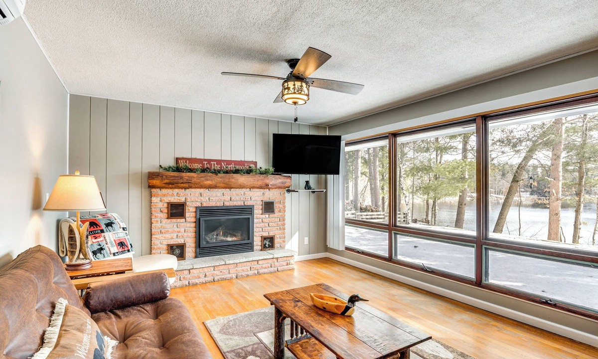Eagle River House | Lakefront Eagle River Retreat w/Dock & Fire Pit!