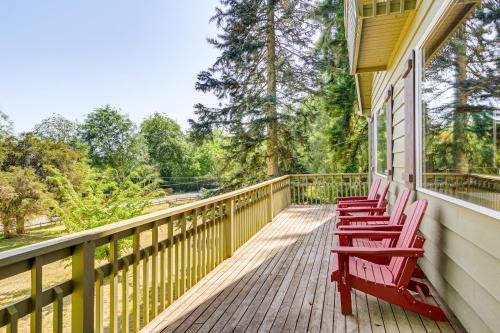 Langley House | Langley Forest Cabin w/Grill < 2 Mi to Downtown!