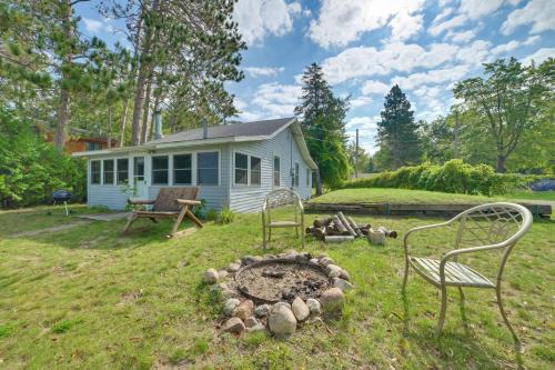 Indian River House | Pet Friendly Mullett Lake Cabin w/Dock!