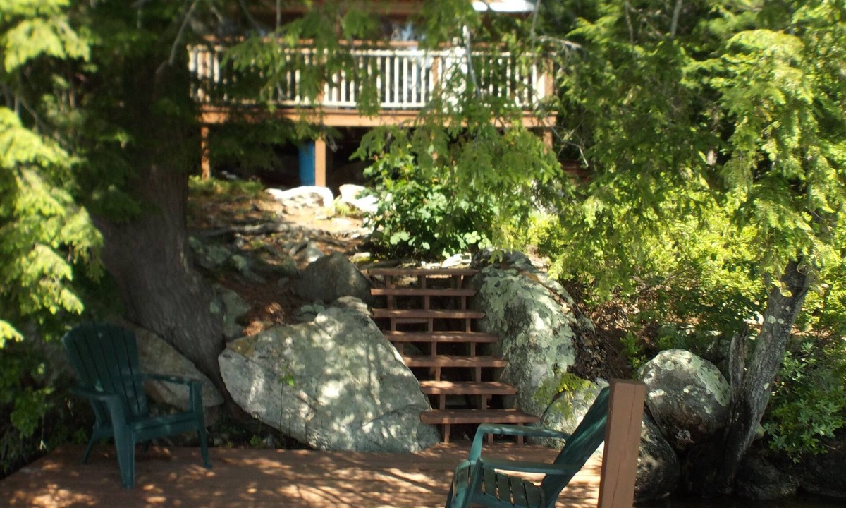 Meredith Cottage | Private island setting with spectacular sunset views and awesome bunkhouse