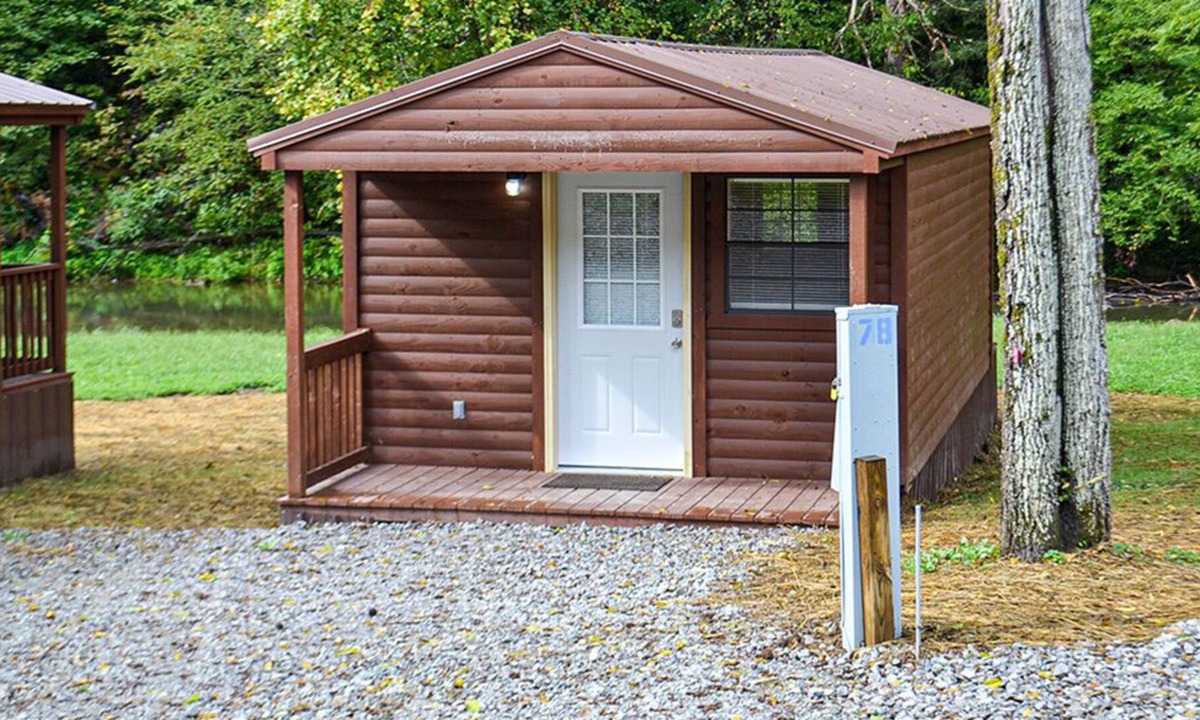 Harrogate Cabin | River Forge Cabin 52 - Cozy and Rustic 1 Bedroom Cabin - Creek Front