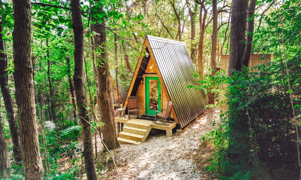Rockbridge House | Secluded Tiny Home A-Frame | Romance | Glamping