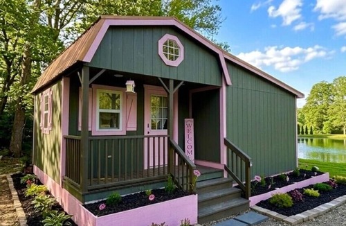West Newton House | 3 Tiny Cabins Together Lakefront