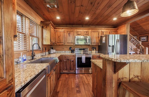 Blue Ridge Cabin | Above the Clouds: Summer Mountain Retreat with Hot Tub, Fireplace & Views