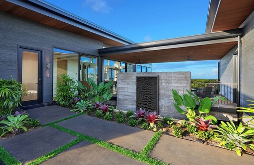 Poipu House | Architectural Stunner: Modern New Ocean-View Villa with Infinity Pool & Spa!