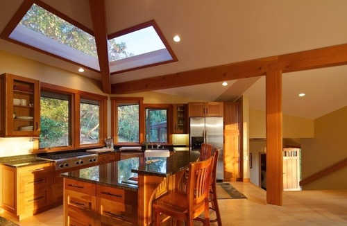 Salt Spring Island House | Bamboo Grove: Spectacular Ocean View Custom West Coast Timberframe Home.
