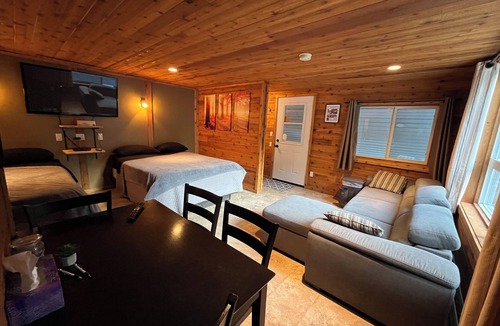 Revelstoke Hotel | Boulder Suite Studio with hot tub, trail access and easy commuter access.
