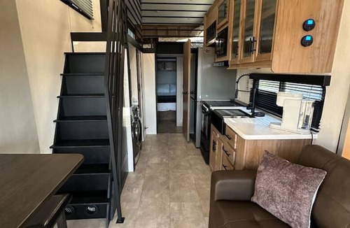 Northeast Entrance Badlands House | Buffalo Drift Tiny Home