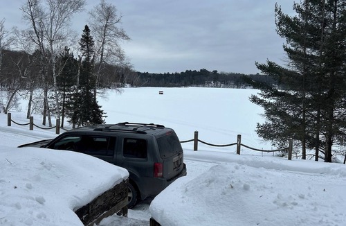 Iron River Cabin | Cedar 2- two-bedroom cabin on beautiful Delta Lake- Pet friendly
