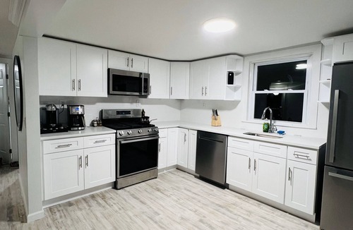 Bayville House | Charming Bay Home with Dock, 2-Bedroom, Fire Pit, WIFI, near Beach