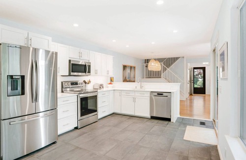 Northwest Harbor House | Chic East Hampton Hideaway with Deck, Community Pool & Tennis