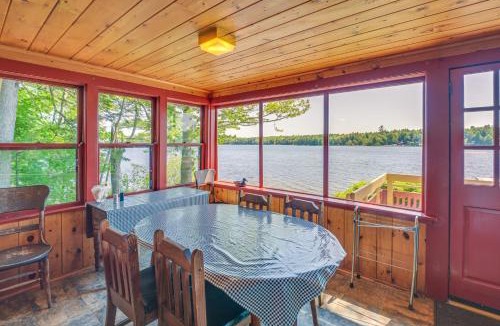 Dedham House | Dock, Beach, Views: Rustic Green Lake Cottage