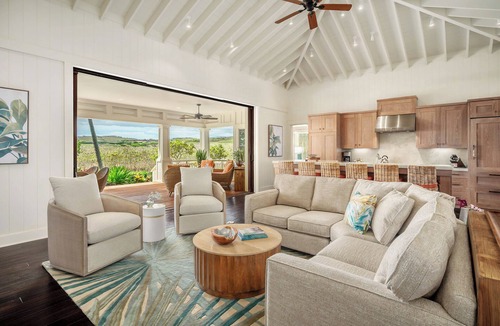 Kukuiula House | Golf Course View | Resort Amenities | Firepit & Outdoor Shower