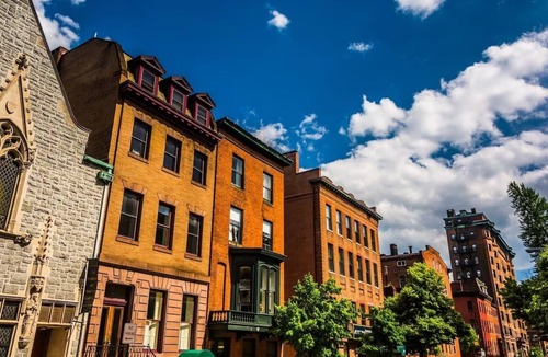 Mount Vernon Hotel | Historic Charm Meets Modern Comfort: Unique Baltimore Stay w/Rooftop Dining