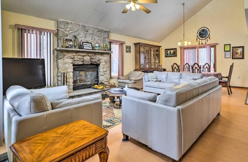 Pocono Mountain Lake House | Hot Tub + Deck: Pet-Friendly Poconos Getaway!