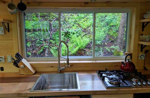 Maberly Cabin | Juniper Cabin | Tiny Cabin Overlooking Fall River