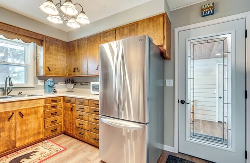 Eagle River House | Lakefront Eagle River Retreat w/Dock & Fire Pit!