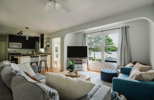 Charlevoix House | Lakefront Luxe Hideaway with Hot tub