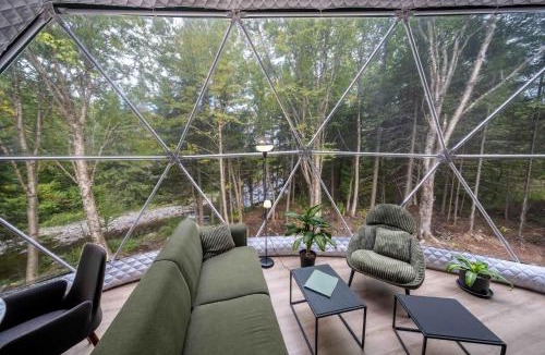 Notre-Dame-du-Rosaire Ski Chalet | Les Domes de la Riviere Alick A - SPA & River