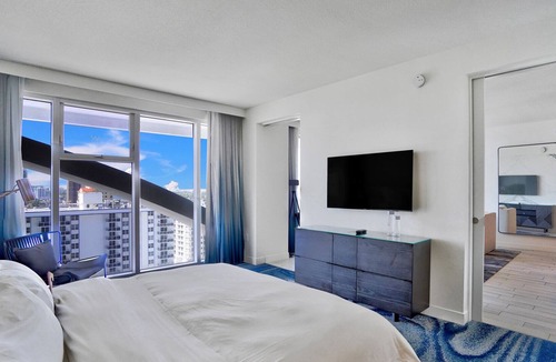 Barrier Island Condo | Luxurious 2 BR 2 BA Condo with Stunning Water Views!! Central Beach Location!
