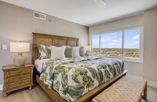 Ormond-by-the-Sea Apartment | New listing! Updated oceanfront 2-2 with private balcony, heated pool, and garage parking