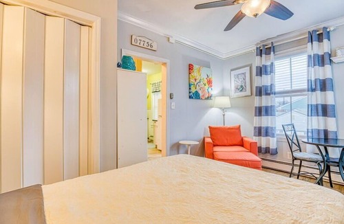 Ocean Grove Apartment | Ocean View Studio 2 Blocks to Beach & Main Ave | Full Kitchen | Near Asbury