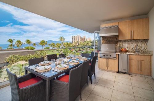 Honokowai House | Oceanfront Views Above Dukes - Wrap Around Lanai - Outdoor Kitchen Honua Kai H351
