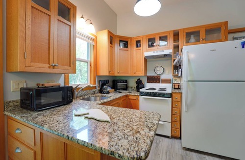 Augusta Cottage | Private Dock & Deck: Tranquil Dam Pond Cottage!
