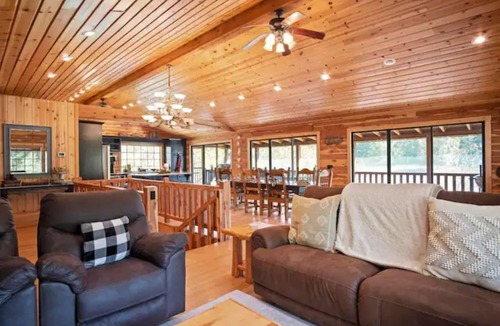 Pottersville Cabin | Relaxing North Fork River Paradise with Wi-Fi!