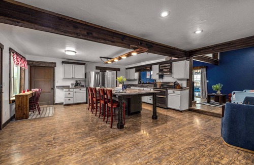 Kalispell House | River's Ranch - Riverfront with Hot Tub & Theater