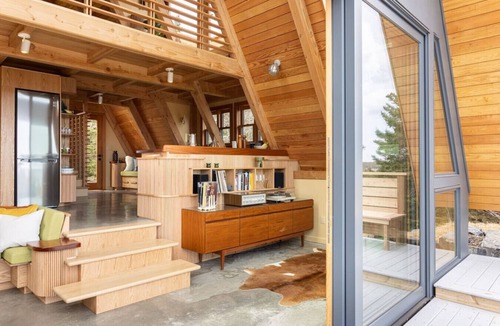 Dublin Shore Cabin | Shackup A-frame— Private Hot Tub & Beach Access