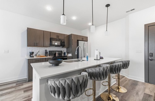 Fountain Square Apartment | Spacious 2BR Stay Near DT + Fast WiFi + Parking