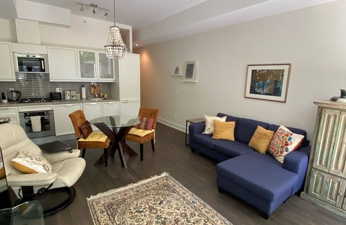 The Beaches Apartment | Steps from the Beach! Beautiful 1 Bedroom Condo w/Spacious Patio