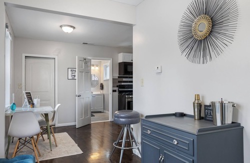 Westmont House | Super Sleek large Tiny house by Westmont Metra large enclosed yard and parking.