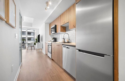Kitchener Apartment | Upscale Condo Steps from DTK