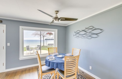 Algoma House | Waterfront Algoma Vacation Rental on Lake Michigan