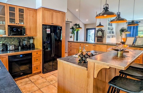 South Pandosy House | Waterfront Oasis with Pool, Hot Tub, Pet Friendly