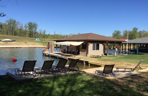 Bumpass House | Waterfront, Private Side, Gated, Sandy Beach, Water Slide, Playset, FIOS WIFI