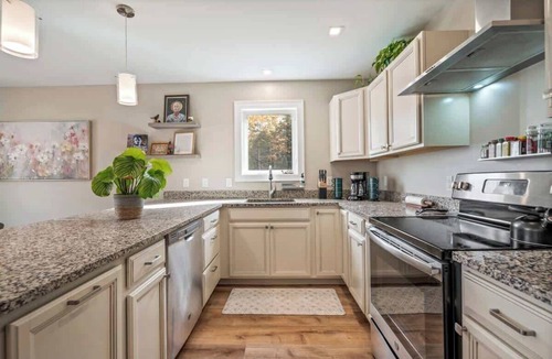 Windham House | Windham Lakefront: Fire Pit and Modern Comforts