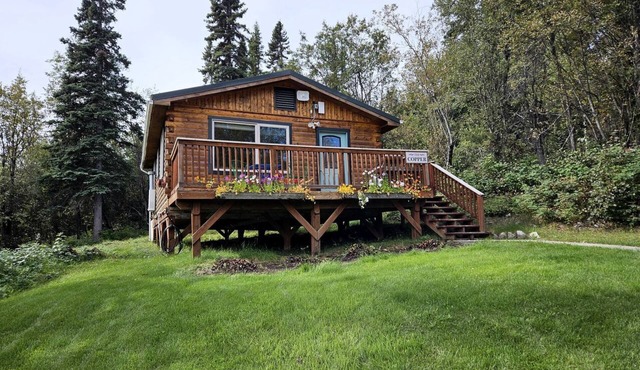 Charming Log Cabin Rental in the Heart of Wrangell-St. Elias National Park and Preserve in Alaska in McCarthy