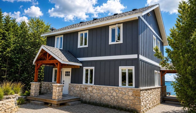 Custom Built Craftsman Cottage on Lake Huron