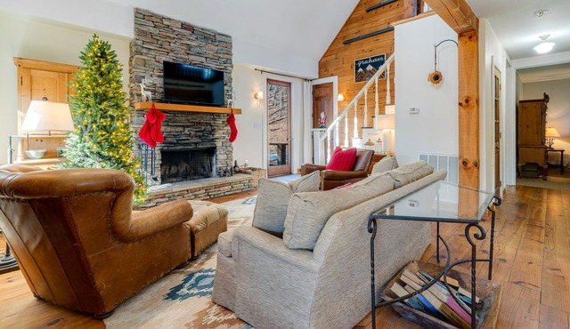Dog-Friendly Mountain-View Home with Grill, Fireplace, Pool Table, & Ping-Pong,