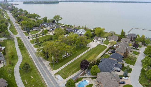 luxurious water-front house