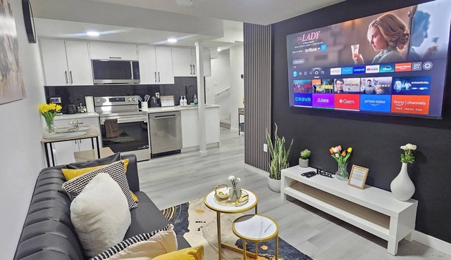 Modern 2BR Private Basement Suite Edmonton