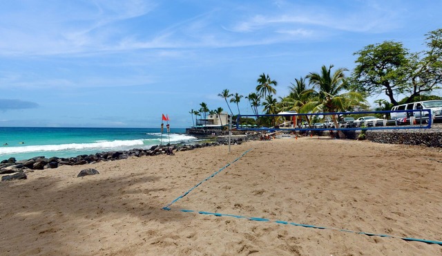 Ocean- & mountain-view condo with pool, hot tub, sauna, & central AC