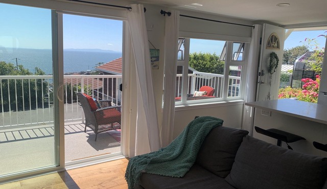 Ocean view quiet modern and cozy. Close to the beach.