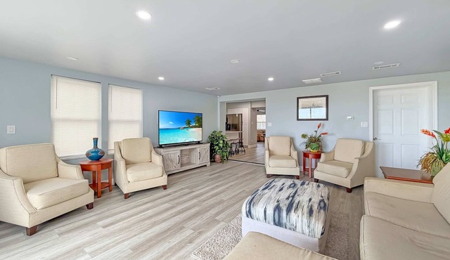 Oceanfront Downstairs Duplex | 4BR + Beach Access